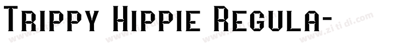 Trippy Hippie Regula字体转换